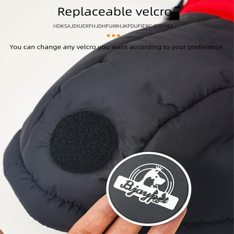 Green Thickened Winter Dog Coat with Reflective Strips – Waterproof, Windproof Pet Jacket for Small to Medium Dogs, Adjustable Fit with Detachable Leash Hook — image 3