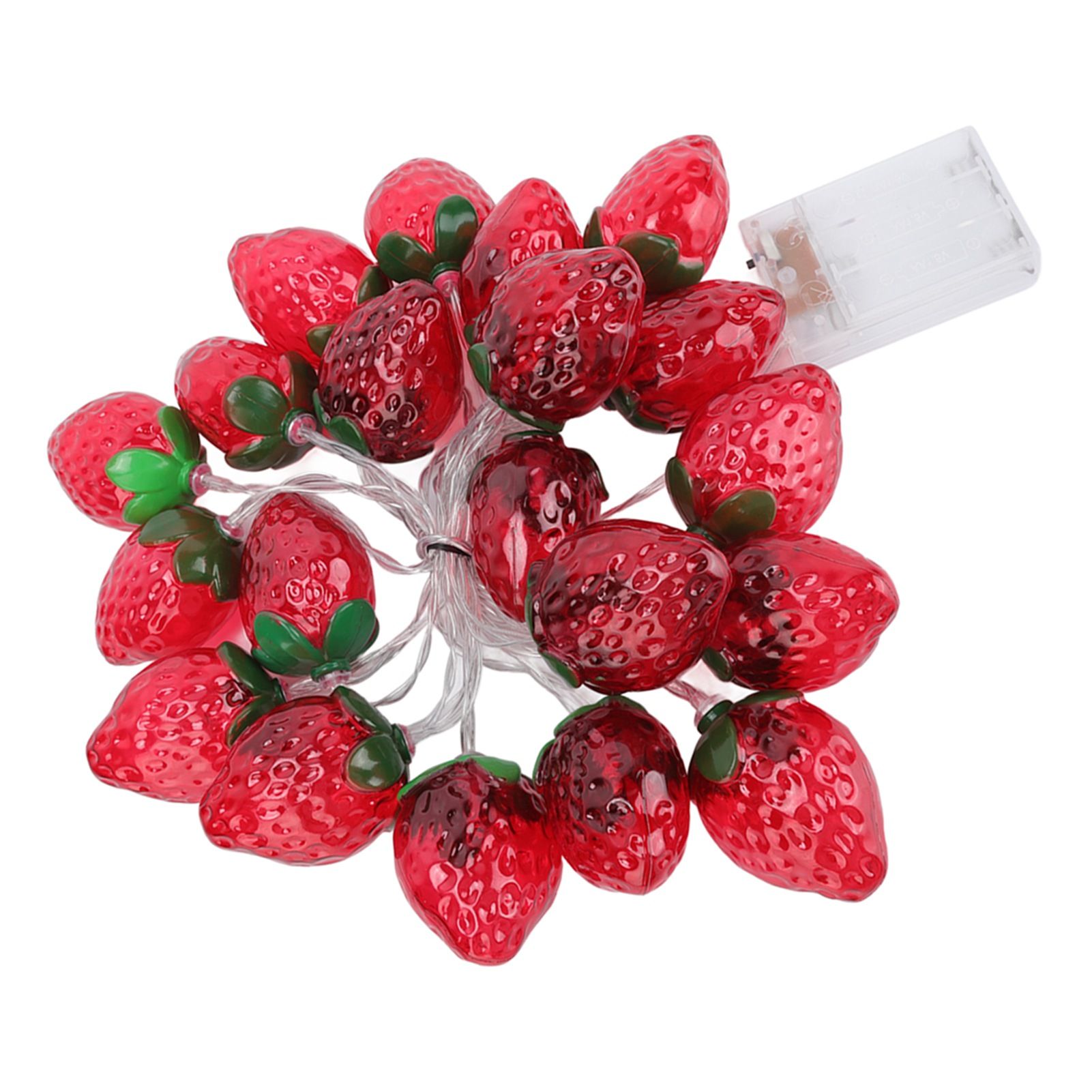 9.8ft 20LEDs Fruit String Lights Battery Operated Strawberry Lamp String Lights for Christmas Parties โ image 5
