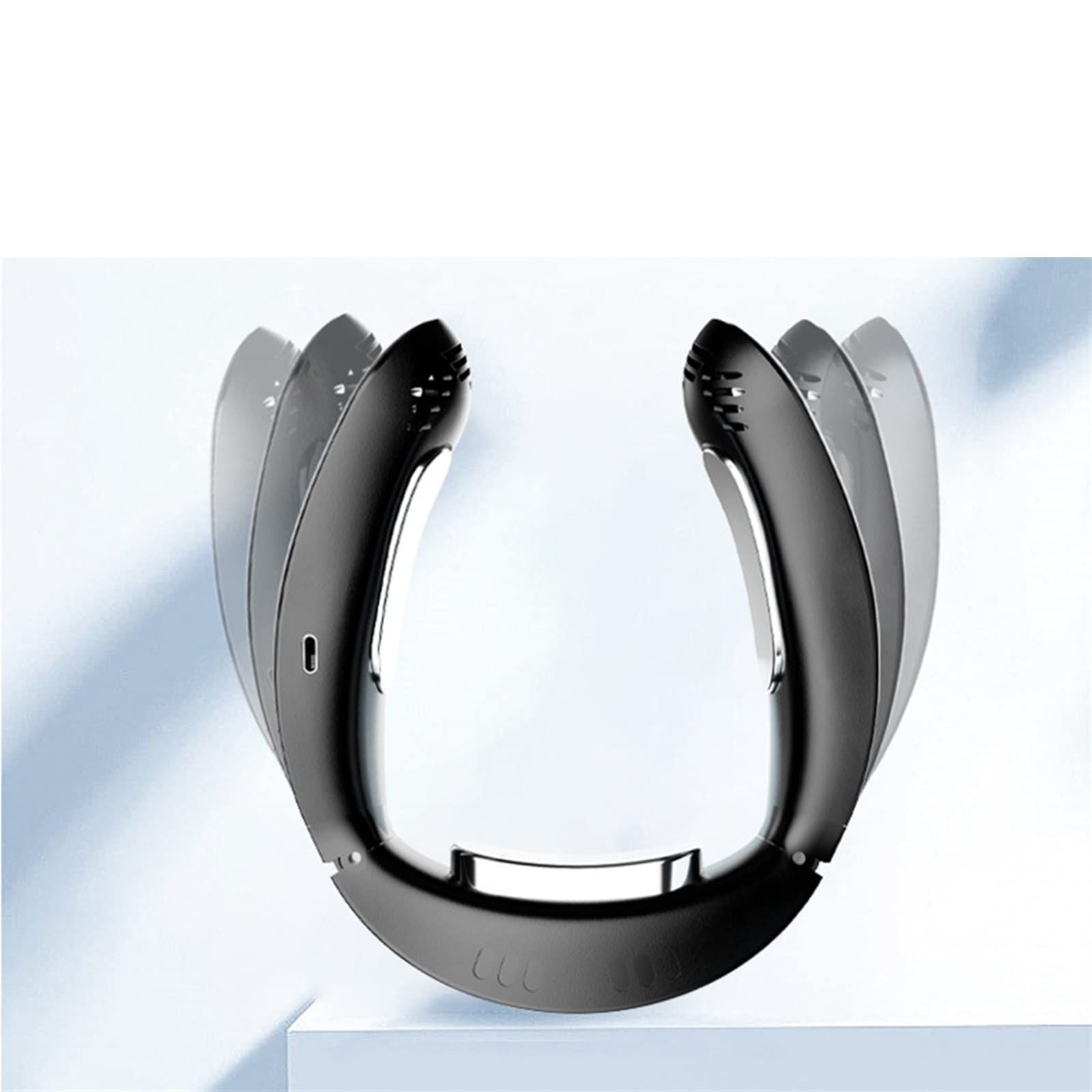 Space Heater Indoor Portable Fan Air Cooler Hanging Neck Fan Neckband Mobile Air Conditioner For Winter Heating Warmer Summer