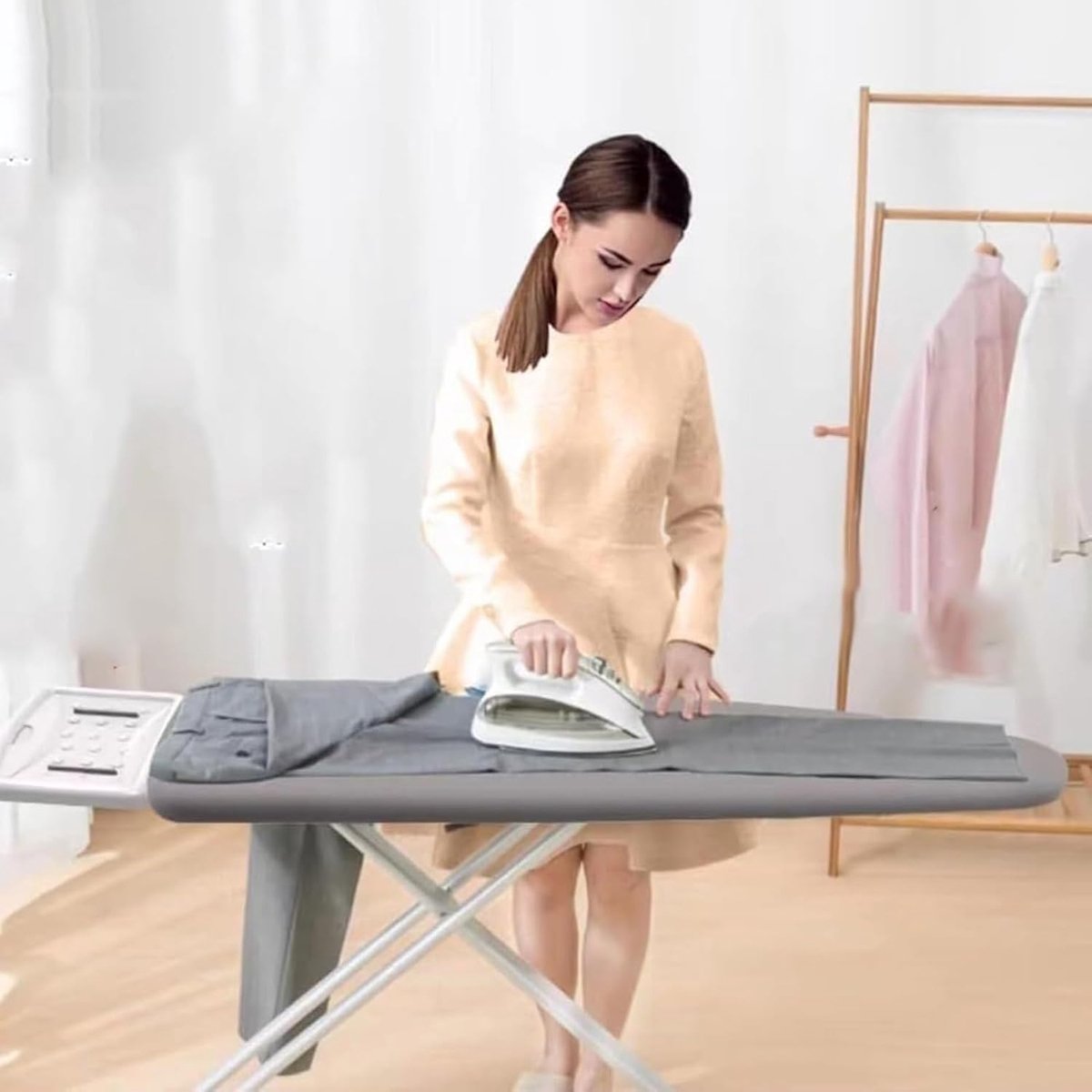 Ironing Board Cover - Universal - 130x48 Cm - For Steam Iron - Ironing Board Cover For Steam Ironing Station - Suitable For Ironing Board 120x38cm — image 2