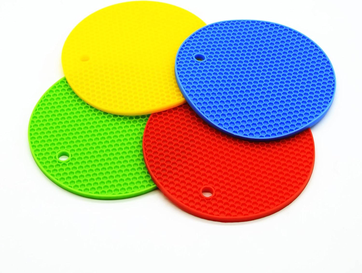 Bangp Silicone Coasters(Set of 4), Trivet Mats,Multipurpose Thermally Insulated Containers, Non-Slip, Flexible, Durable Heat Proof Mats — image 4