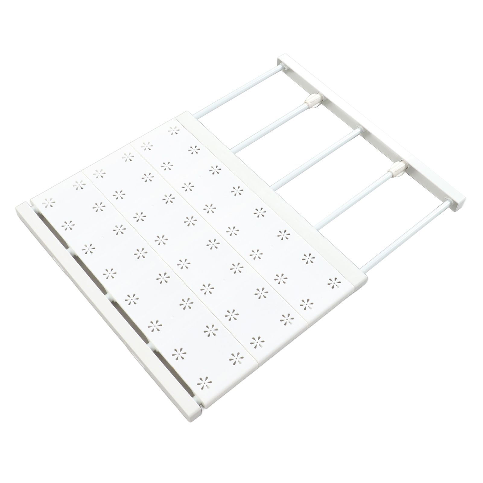 Expandable Closet Shelf Space Saving Punch Free Strong Bearing Capacity Wardrobe Clothes Dividers for Home 38-60cm/15.0-23.6in — image 4