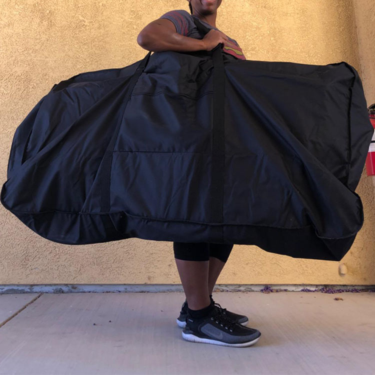 800D Oxford Cloth Bicycle Bag, Mountain Bike & Road Bike Storage Bag(14-16 fold version: 75*40*65CM / bag 28*14CM) — image 4