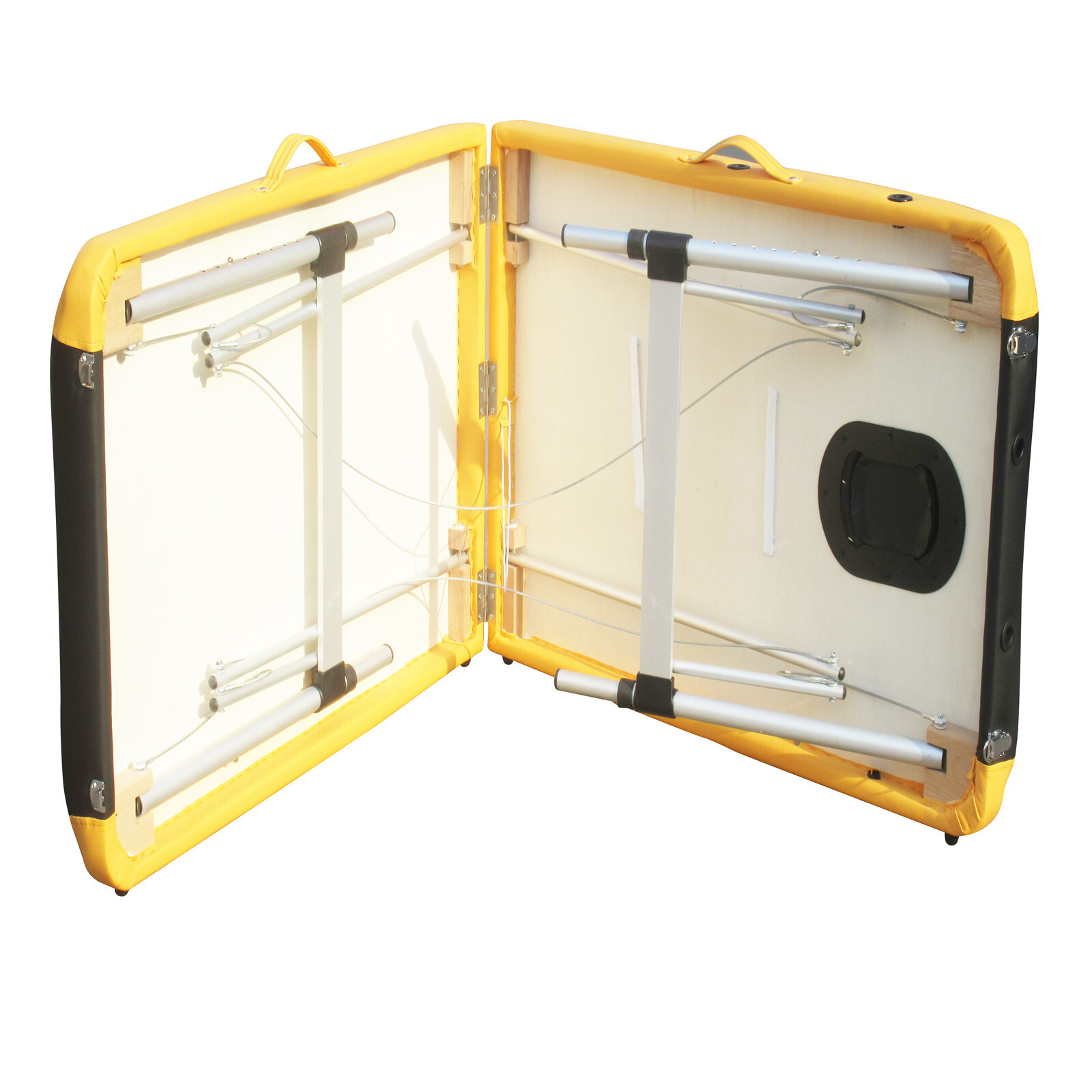 YES4HOMES 2 Fold Portable Aluminium Massage Table Massage Bed Beauty Therapy — image 5