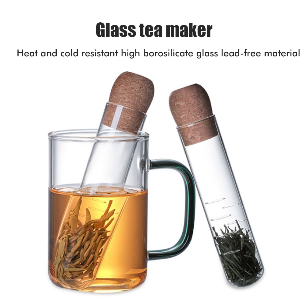 Tea Infuser Heat Resistant Glass Tea Strainer Transparent Tea Cup Strainer โ image 4