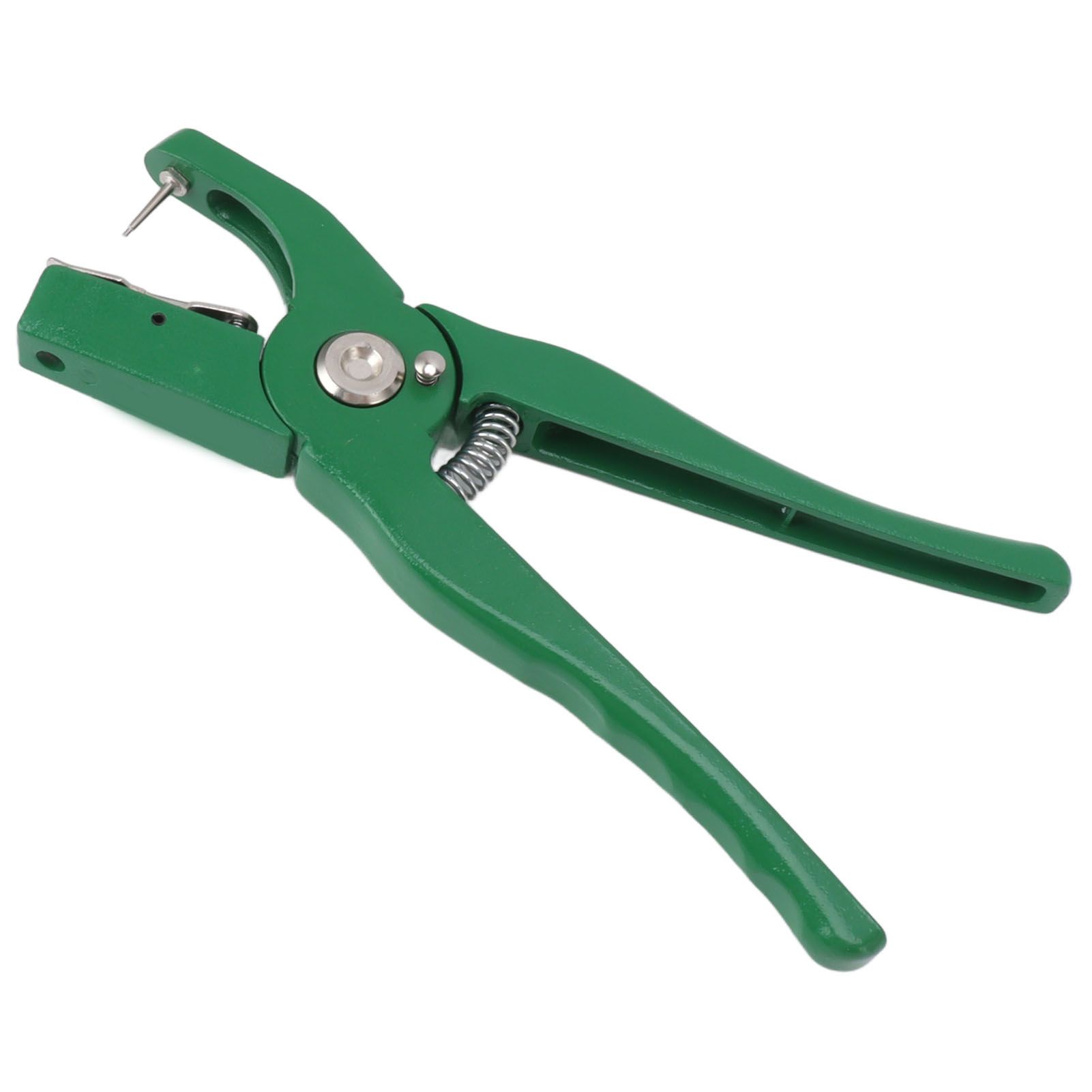 Green Ear Tag Plier Aluminum Alloy Livestock Ear Tag Applicator Portable Ear Notcher for Home Farm — image 6