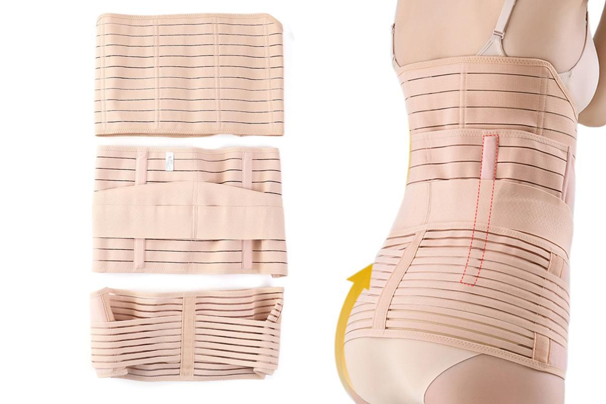 3 in 1 Postpartum Belly Band Waist Shapewear support Girdle After Birth Support - Cuticolor & XL — image 3