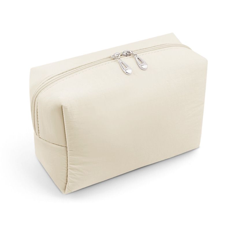 Nylon Cube Travel Makeup Storage Bag Pistachio green โ image 3