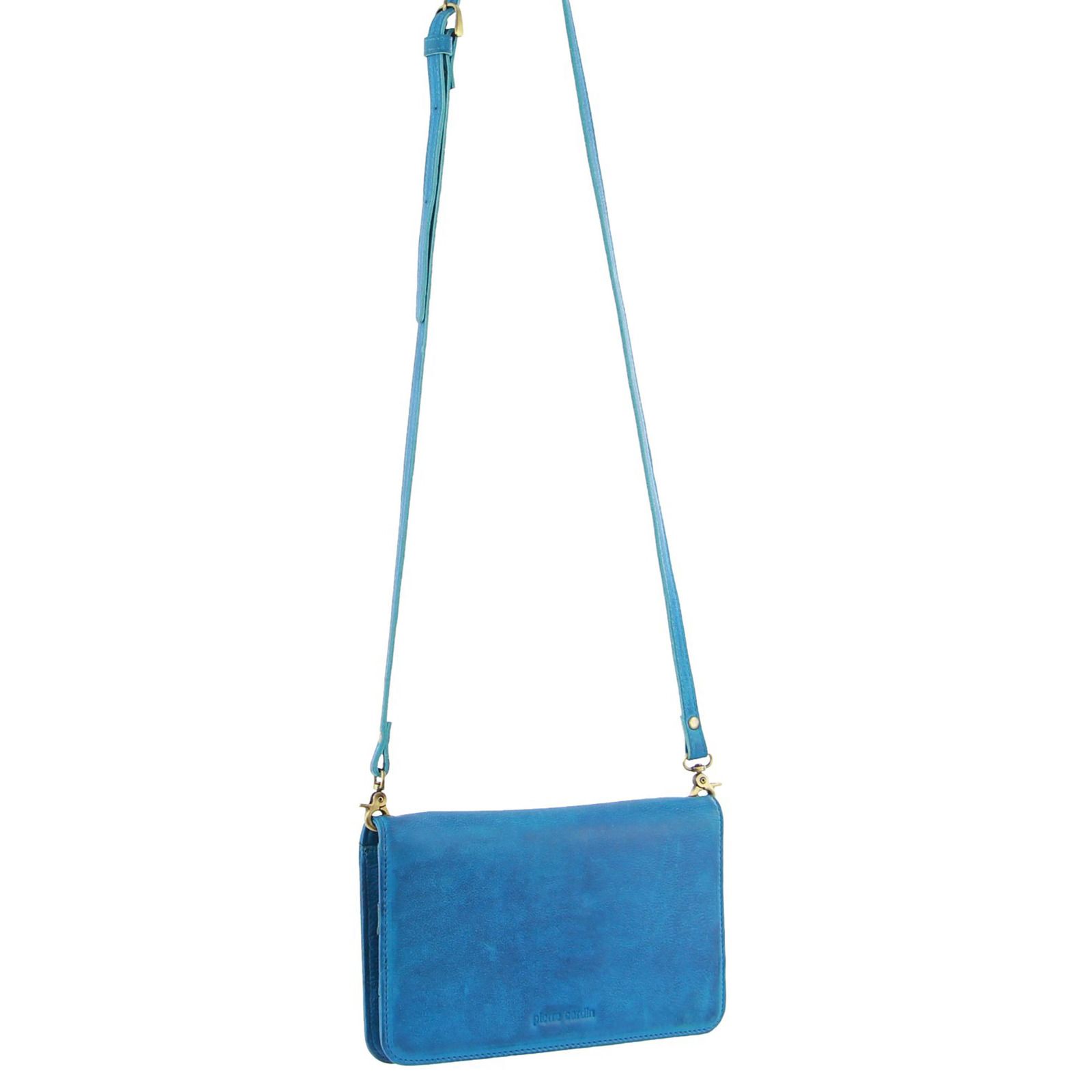 Pierre Cardin Ladies Womens Clutch Leather Wallet Purse RFID Protected - Aqua Blue โ image 2