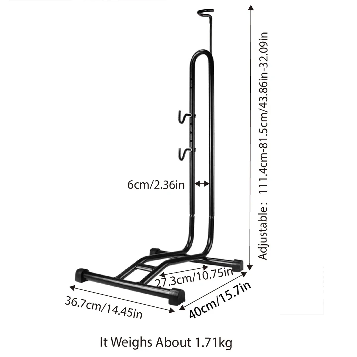 Mountain Bicycle Stand Parking Rack L Shaped Frame Bike Display Maintenance Tool โ image 3