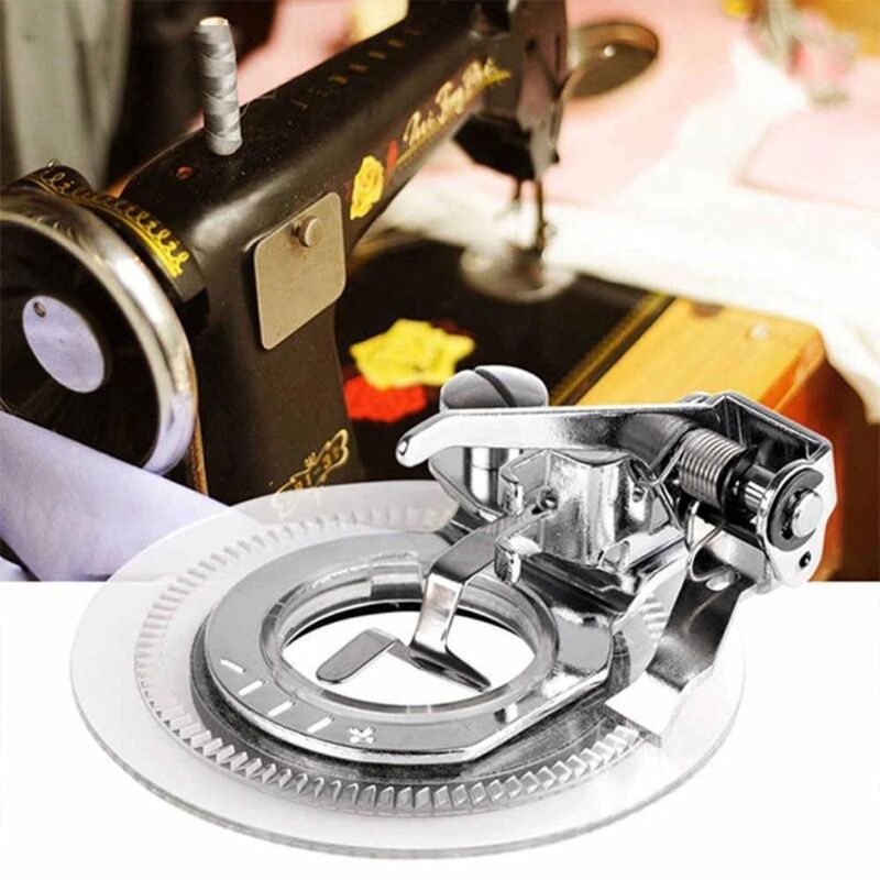 Tool Parts Useful Fancy Flower Stitch Round Stitch Presser Foot Flower Embroidery Foot For Domestic Sewing Machine โ image 3