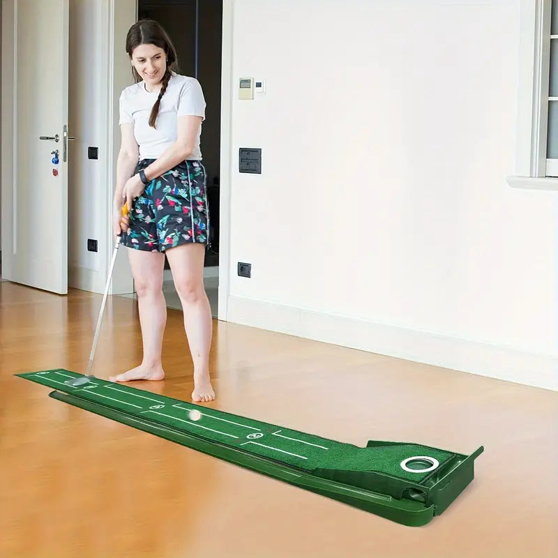 Compact Edition Portable Golf Putting Training Mat โ image 6