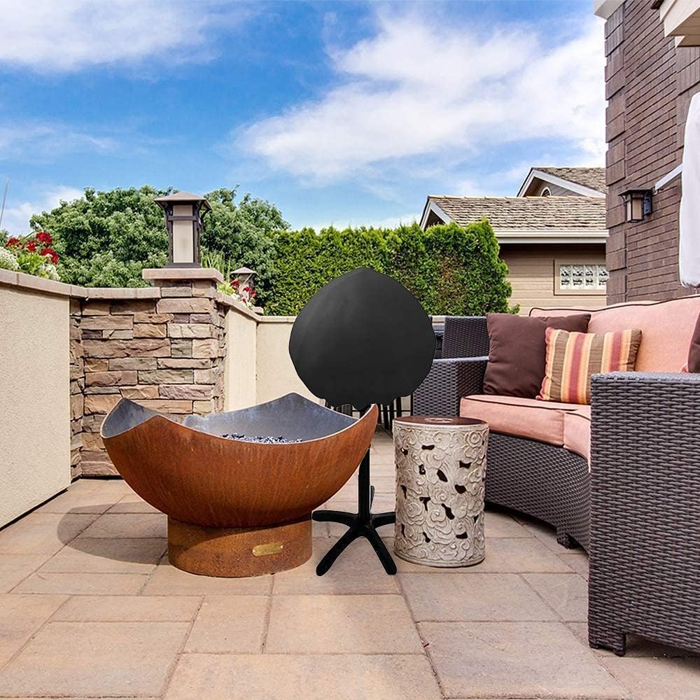 Waterproof Small Round Grill Cover - Fits George Foreman, Techwood, Cuisinart, Homewell Electric Grills, Weber Jumbo Joe Charcoal Grill and More - 19.2" โ image 6