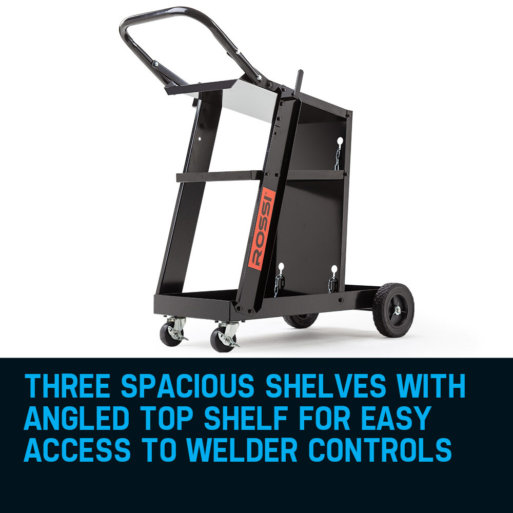 ROSSI Welding Cart Trolley MIG TIG ARC MMA Welder Plasma Cutter Storage Bench โ image 5