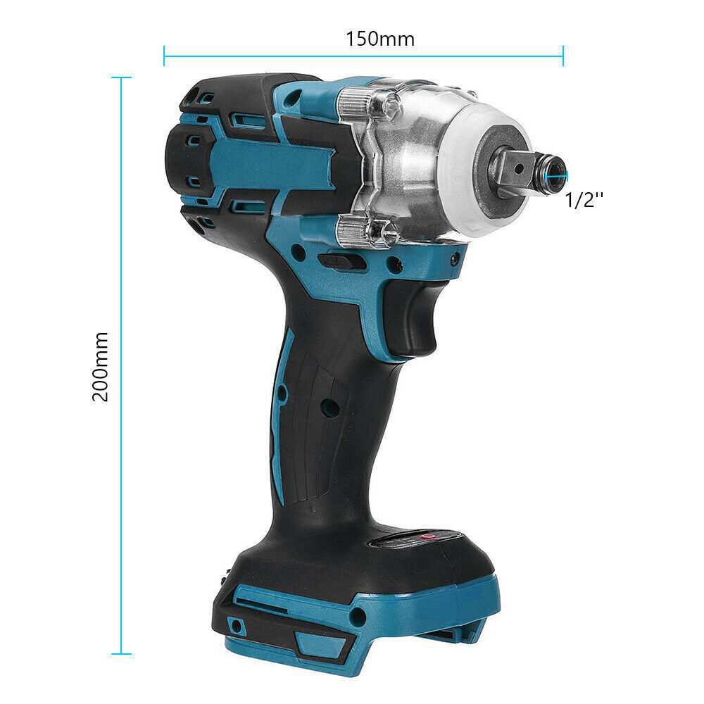1/2" Cordless Impact Wrench Driver Brushless Rattle Gun For Makita 18V Battery — image 4