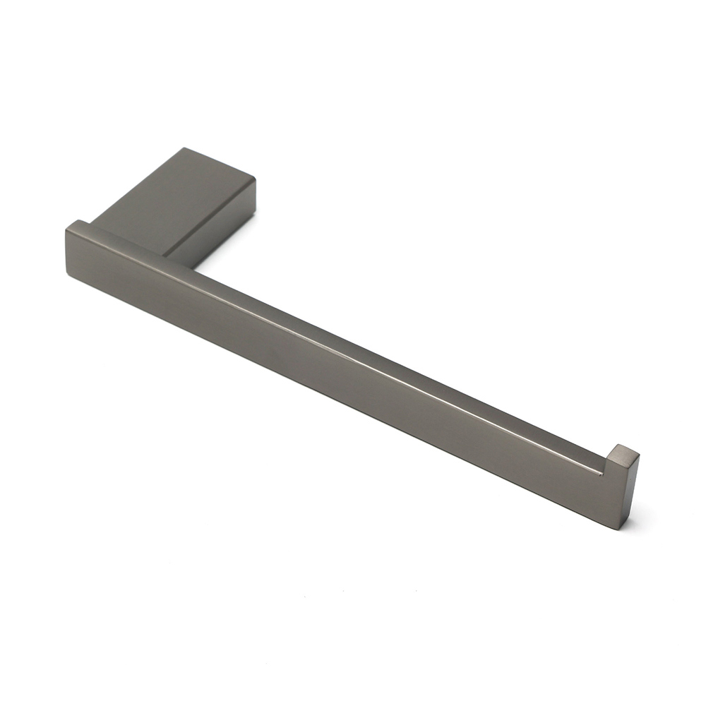 Gun Metal 304 Stainless Steel Square Towel Holder Rack Clothes Hook Kit Bathroom โ image 3