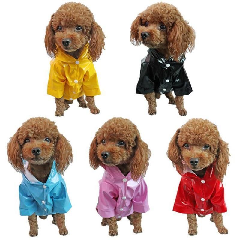 M Size Outdoor Hoodies Jacket Waterproof Pet Dog Clothes Puppy Raincoat Rain Coat - Blue โ image 3