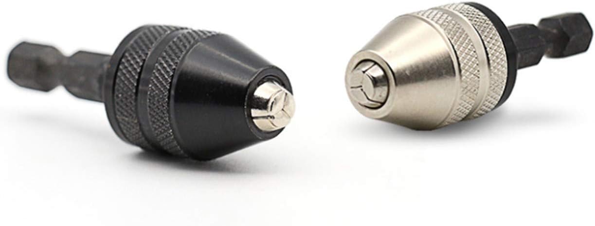 Drill Bit Adapter with 1/4 Hex Shank - 3Pcs Small Drill Chuck Extension for Impact Driver (0.6-8mm,0.3-3.6mmX2) โ image 6