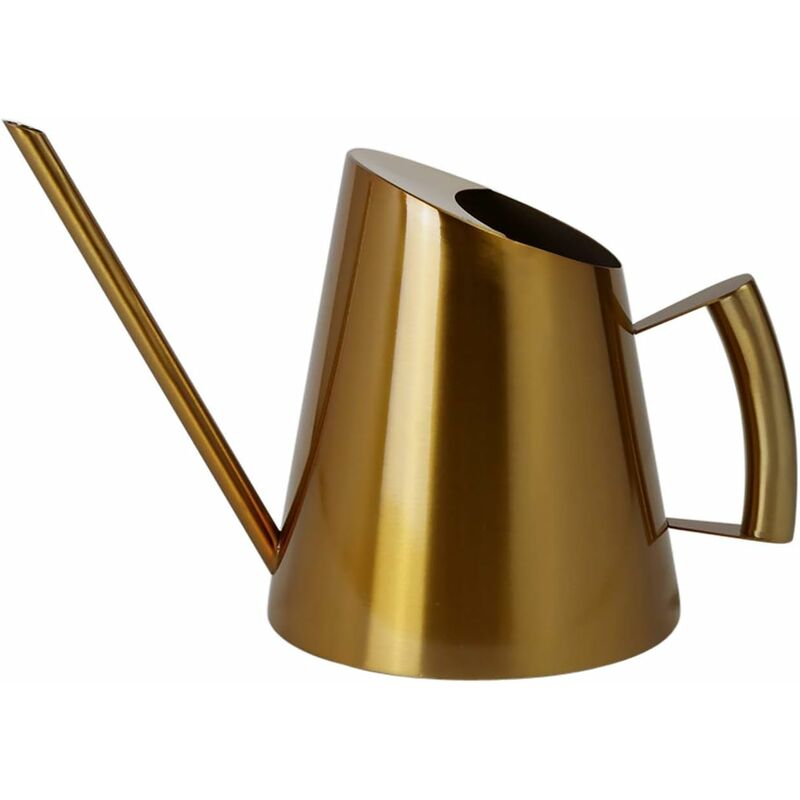 Stainless Steel Watering Can With Long Narrow Nozzle, Garden Plants Flower Tool, Ideal For Home, Garden, Balcony