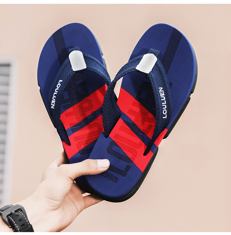 Men's Flip Flops: 4 Colors, EVA-PVC Blend, Comfort & Style for Summer Beach & Daily Wear(Blue-40) — image 6
