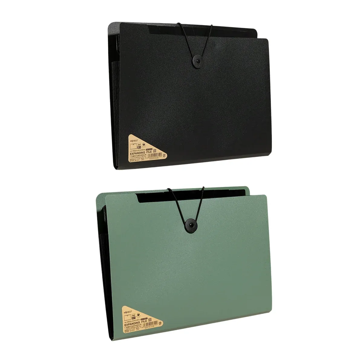 8 Cell File Folder Organizer Bag Test Paper Storage Document Holder School Office - Green โ image 3