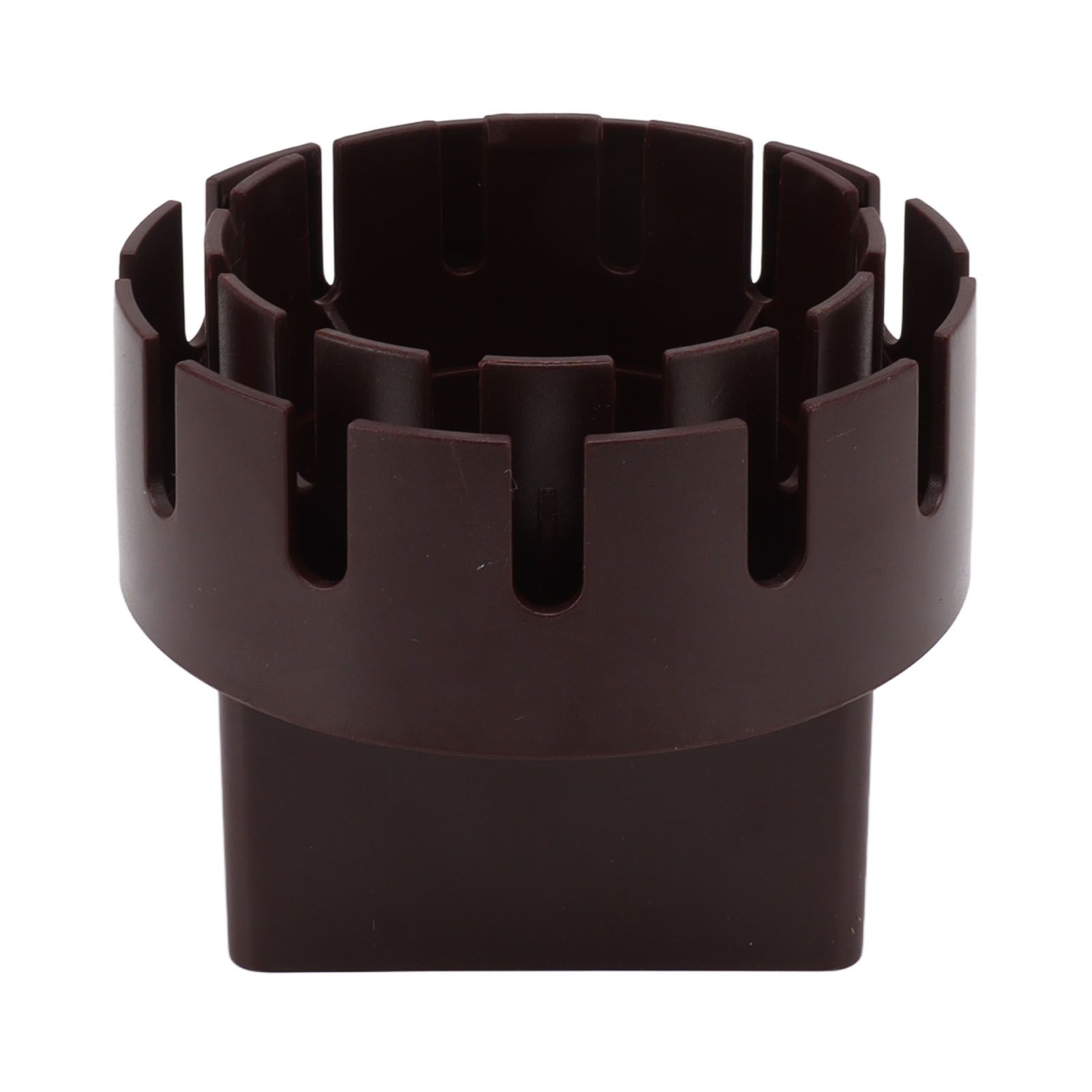Downspout Adapter Plastic Drain Adapter Replacement Downpipe Converter Connector with Screws Brown L 3x4in โ image 6