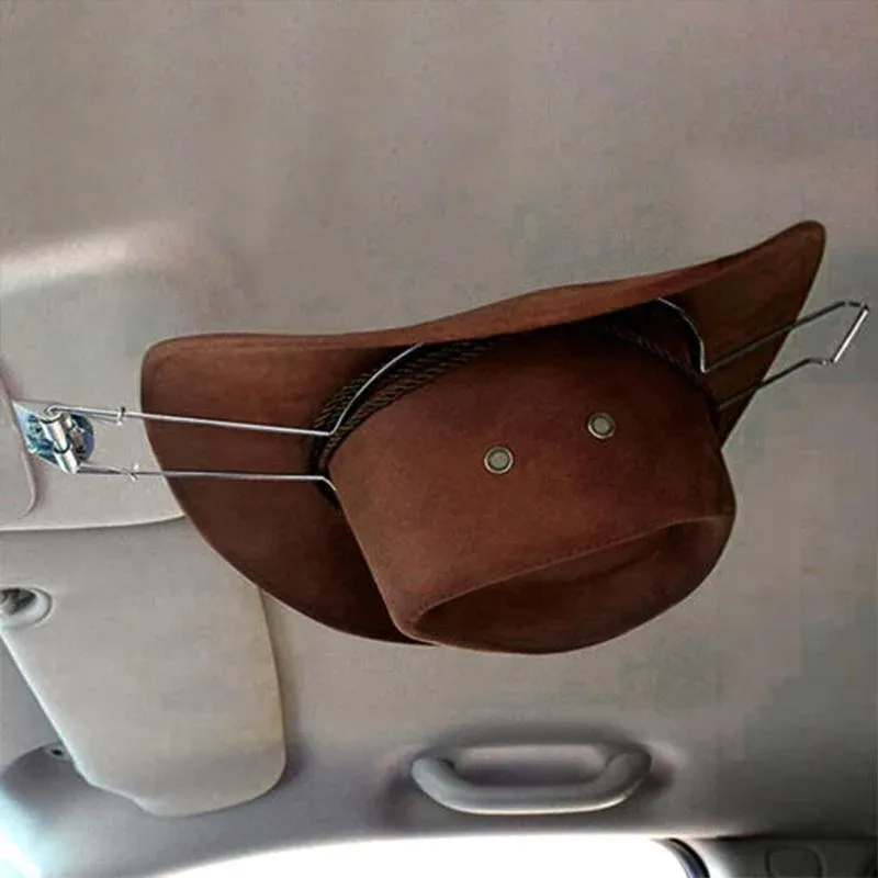 Car Hat Holder Spring Loaded Rack for Akubra Hard Hat Riding Helmet Storage โ image 5