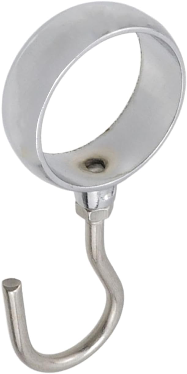 Stainless Steel Closet Rod Hook Robe Tube Hook Wardrobe Hooks for Hanging, Fit for32mm/1.26" Dia Rod -10pcs โ image 5