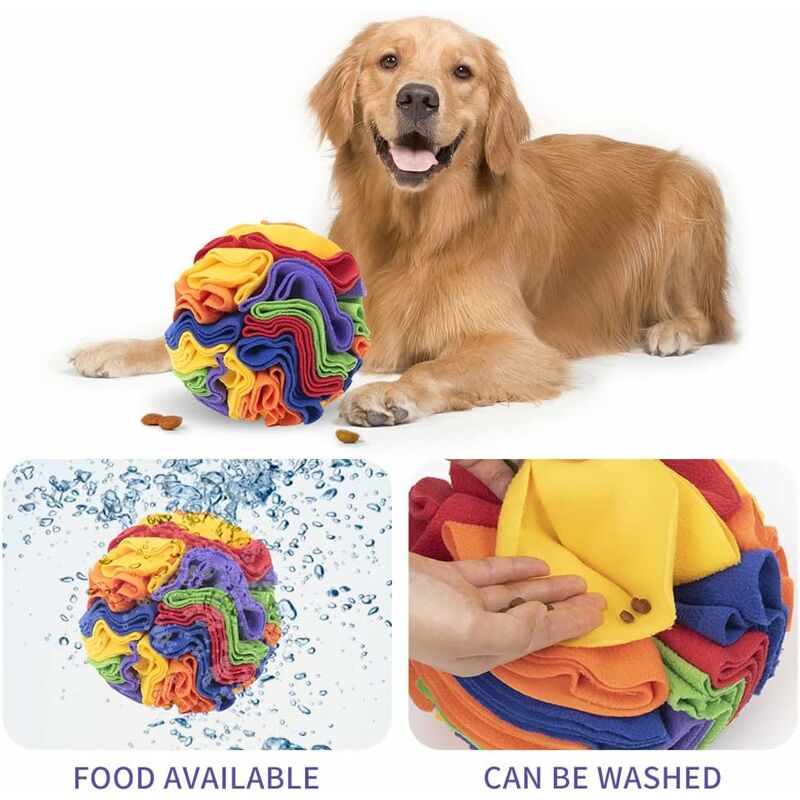 Dog Snuffle Mat Ball, Dog Play Mat, Interactive Dog Toy, Puzzle Slow Feeding Snuffle Mat, Stress Release For Small — image 2