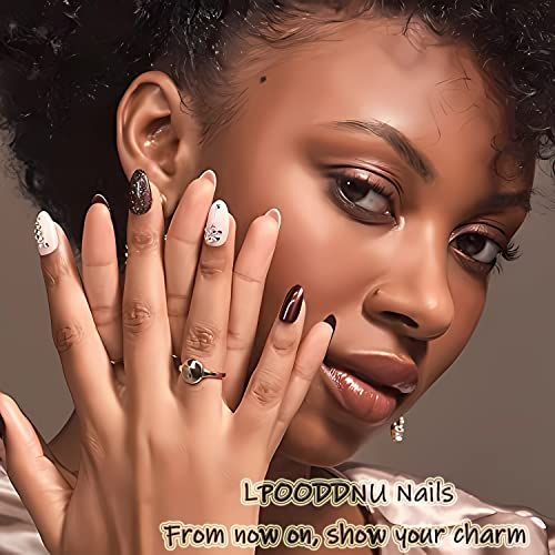 Reusable Press-On Nails, 24-Piece Set for DIY Nail Art, Ideal for Parties, Weddings and Daily Wear (Slate Blue) — image 6