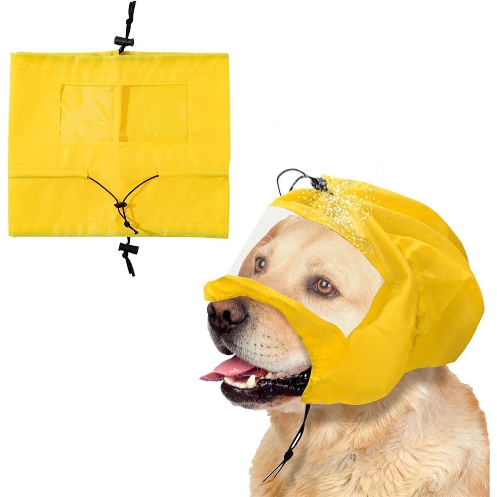 2 pack Adjustable Shower Caps for Dogs Ears Dog Ear Covers for Bath, Shower Cap Reusable Waterproof Ear Covers for Dogs, Dog Ear Protection for Bath Dog Bath