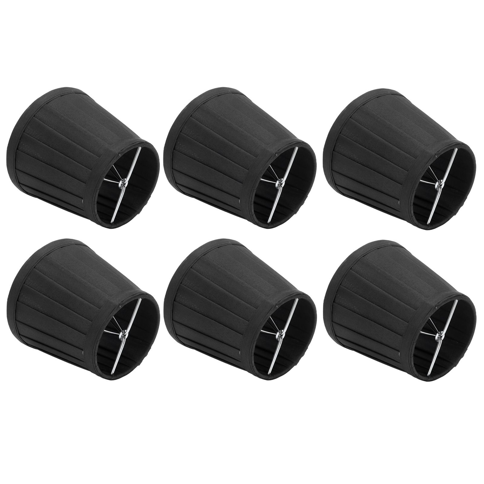 6PCS Modern Cloth Lampshade Chandelier Lamp Shades for E14 Wall Lamp Room Decor — image 2