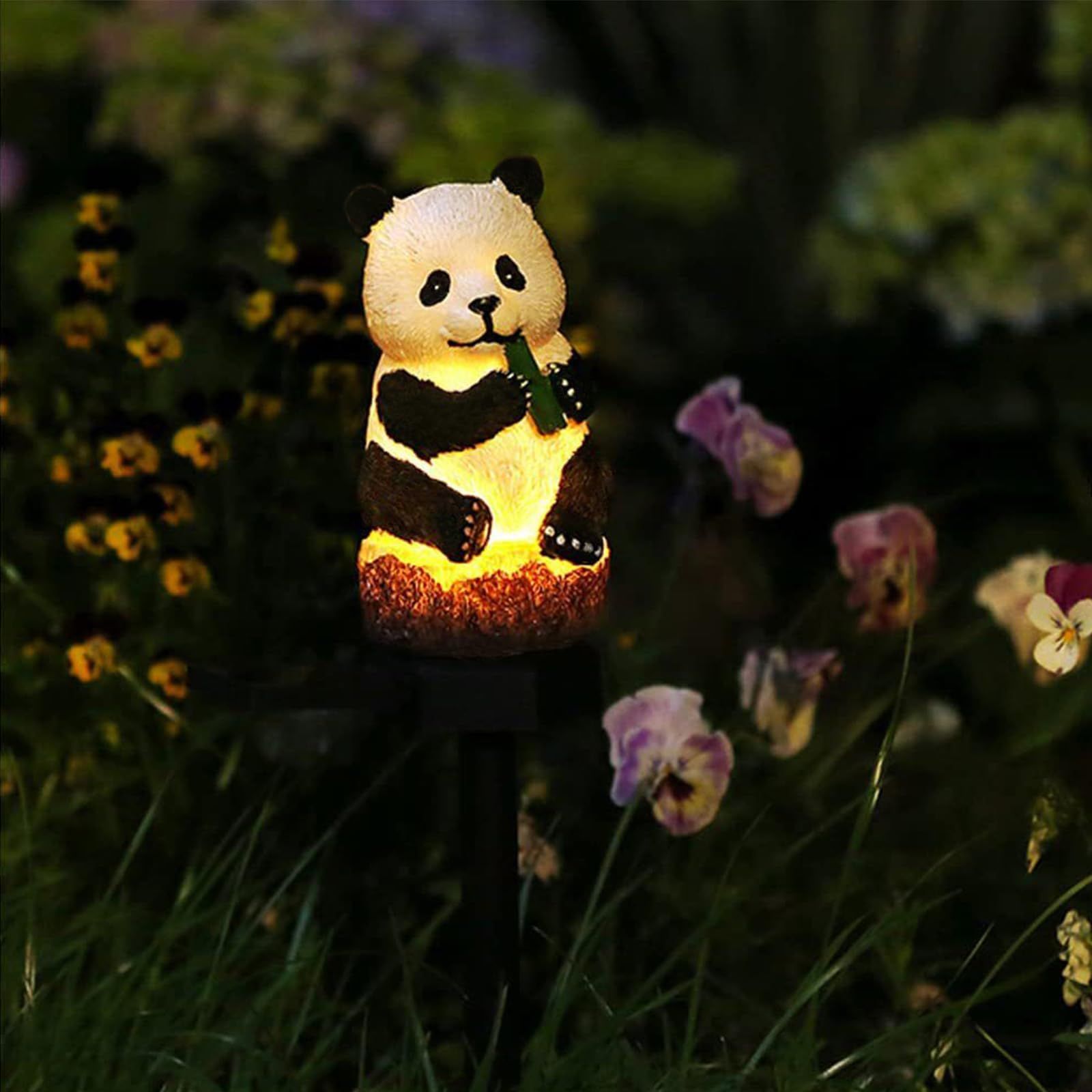Animal Panda Decorative Garden Solar Light, Put in The Yard Light, as a Solar Stake Light able to Decorate The Garden — image 3