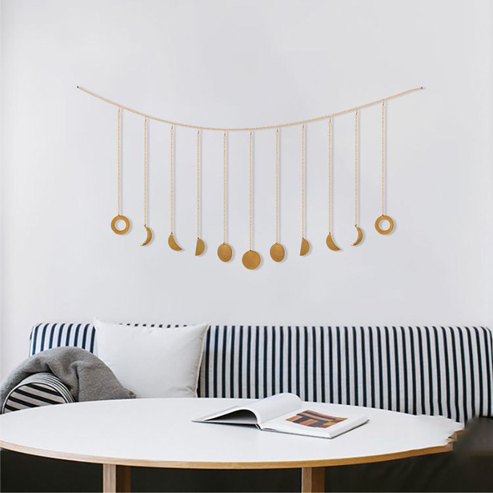 Moon Phase Garland Hanging Moon Phase Decoration Lunar Wall Ornaments — image 4