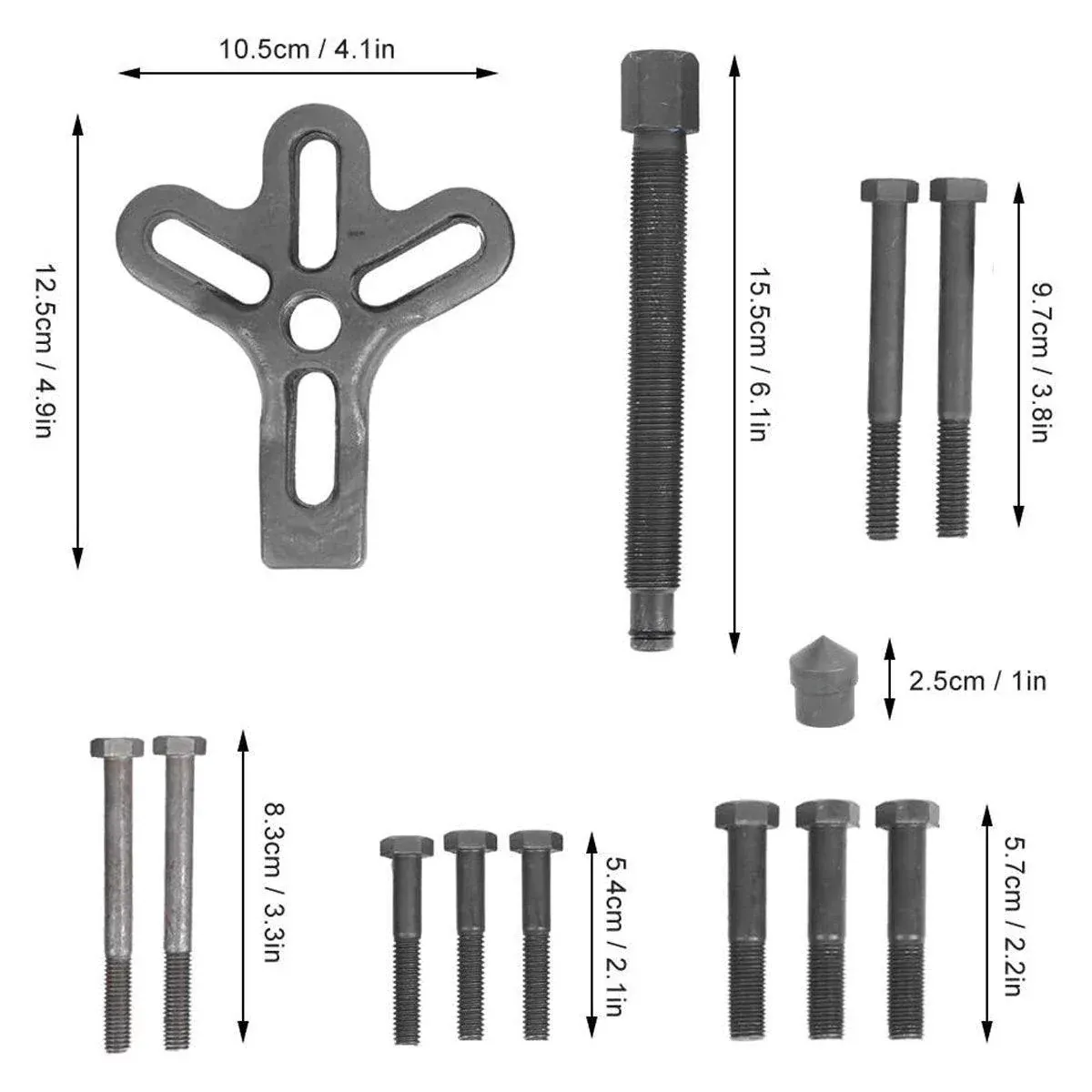 13 Piece Steering Wheel Removal Tool Kit Automotive Repair Disassembly Set — image 4