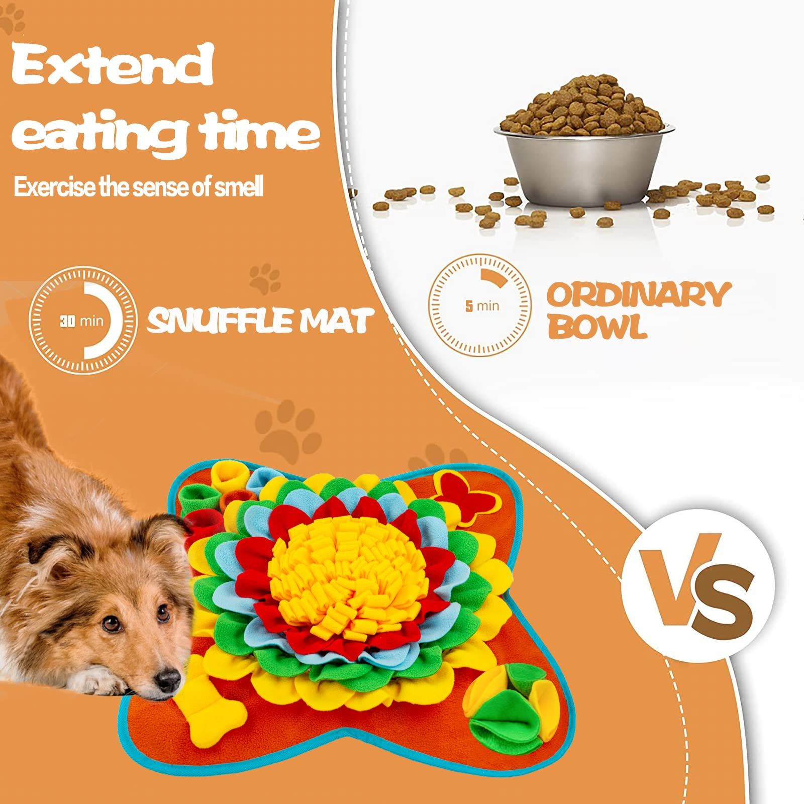 Dogs Pet Treats Feeding for Small/Medium Breed Dogs Non-/Portable/Durable Interactive Dog Puzzle Toys Encourages Natural (Blue) — image 5
