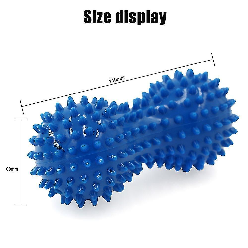 Myofascial Balls Spiky Massage Ball Trigger Point Sport Fitness Hand Foot Pain Relief Plantar Fasciitis Reliever Hedgehog Balls-Red โ image 3