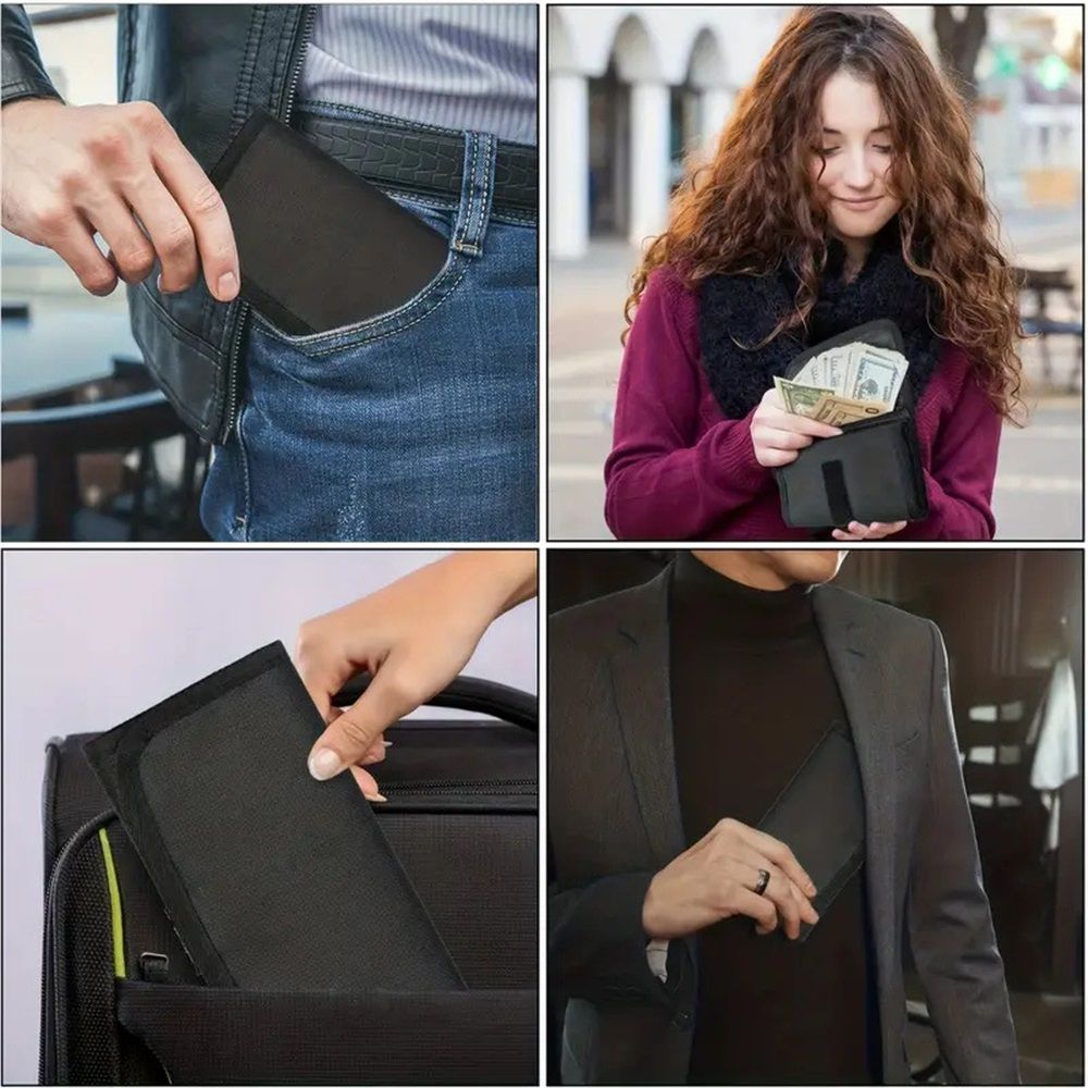 Money Organizer for Cash with 6 Zippered Pocket Multipack Money Pouch, Cash Bill Organizer, Money Bag Small Travel Money Holder for Budgeting, Receipt and Tips — image 4