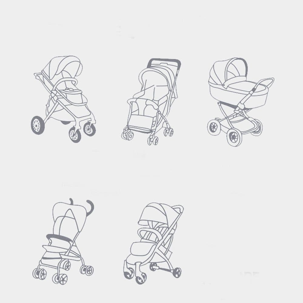 UPF50+ Stroller Cover Sun Protection Breathable Comfortable, Fits Most Strollers and Highchairs — image 6