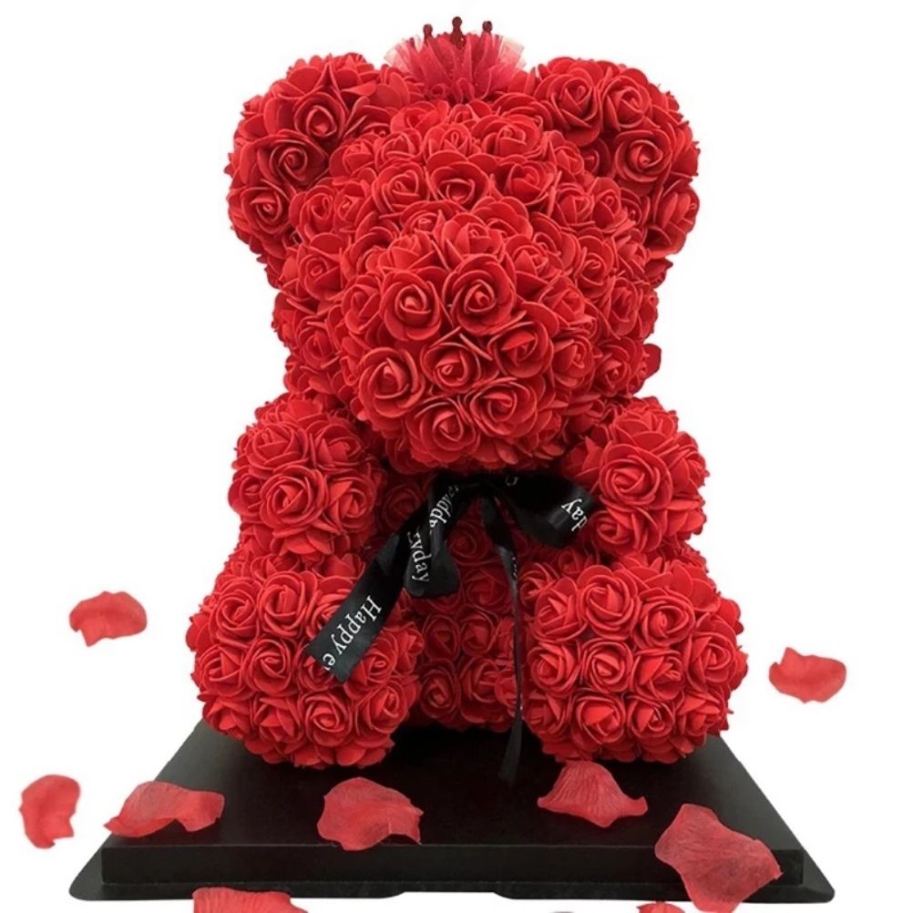 100PCS Artificial Rose Flowers Red Foam Roses Fake Roses DIY Decoration for Wedding Party Decoration Crafts โ image 3
