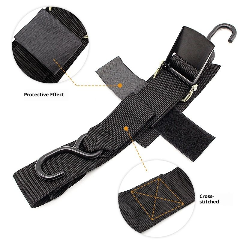Transom Tie Down Straps – Heavy-Duty Boat Trailer Straps for Bass Boats, Jet Skis & More, Secure Fit, Easy to Use - Marine Boat Accessories — image 2