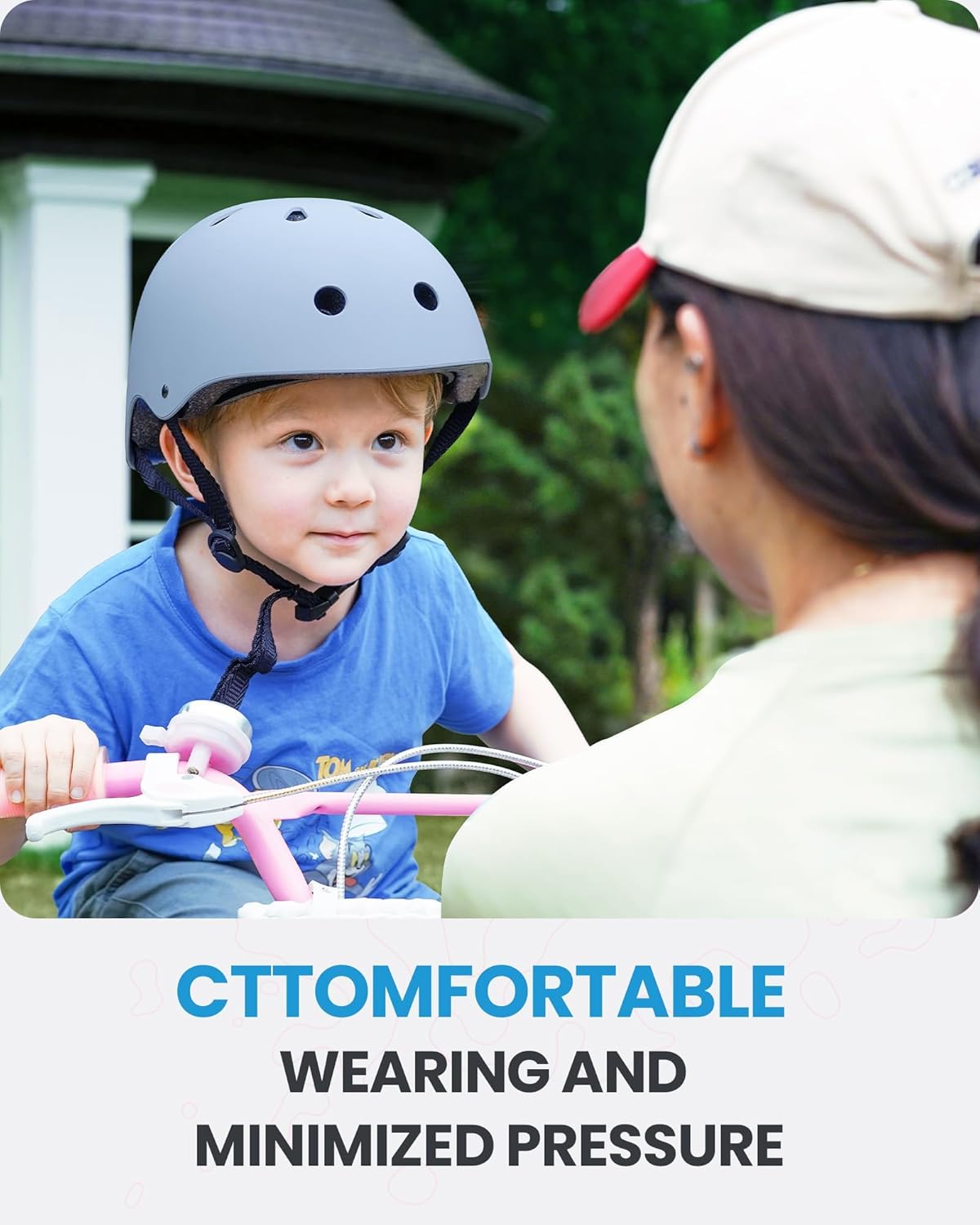 OutdoorMaster Youth & Kids Bike Helmet - Adjustable Multi-Sports Skateboard Helmet with Removable Liners for Balance Bike, Toddler Scooter, One Wheel — image 2