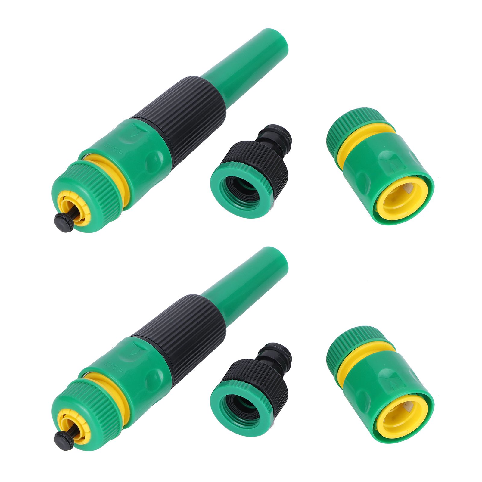 2 Set G1/2 Hose Pipe Water Sprayer Connector Set Water Watering Garden Irrigation Fitting — image 5