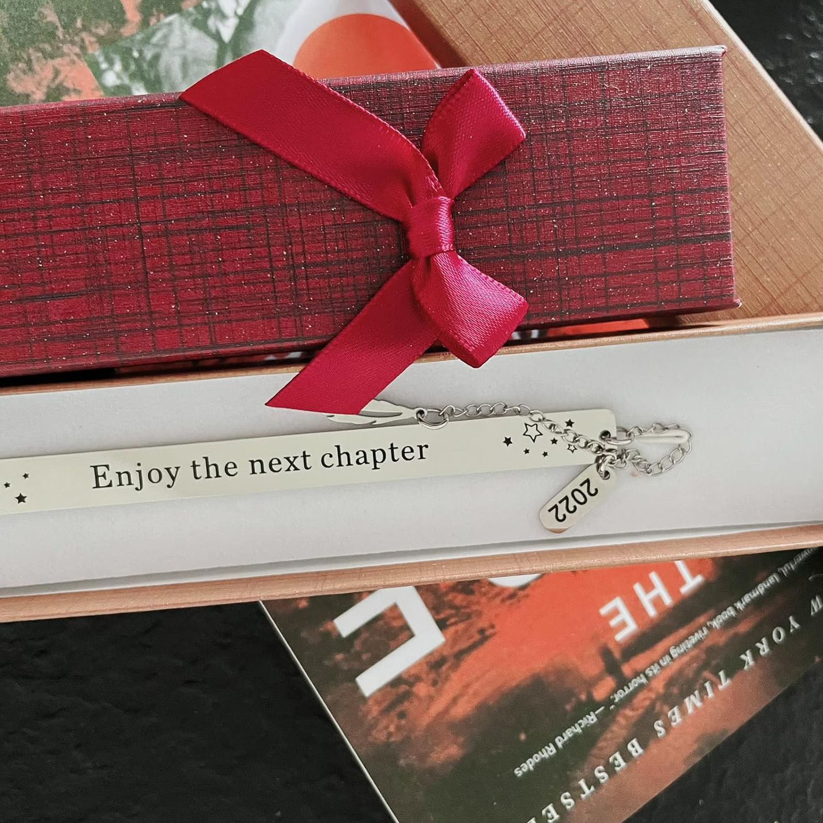 Enjoy The Next Chapter Bookmark for Book Lover Class of 2024 Graduation Gifts for Her Him High School Student Coming — image 3