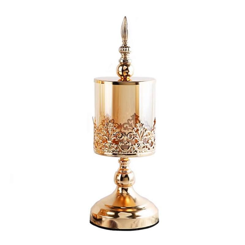 Glass Storage Jar with Lid Candy Jar Decorative Container for Home Storage Decor — image 2