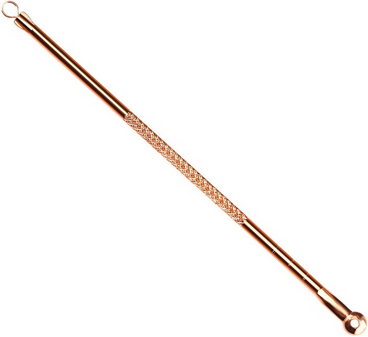 4-Piece Set of Comedone Spoons | Blackhead & Acne Removal | Acne | Comedone Spoon | Comedone Extractor | Pimple Removal | Stainless Steel | Rose Gold — image 2