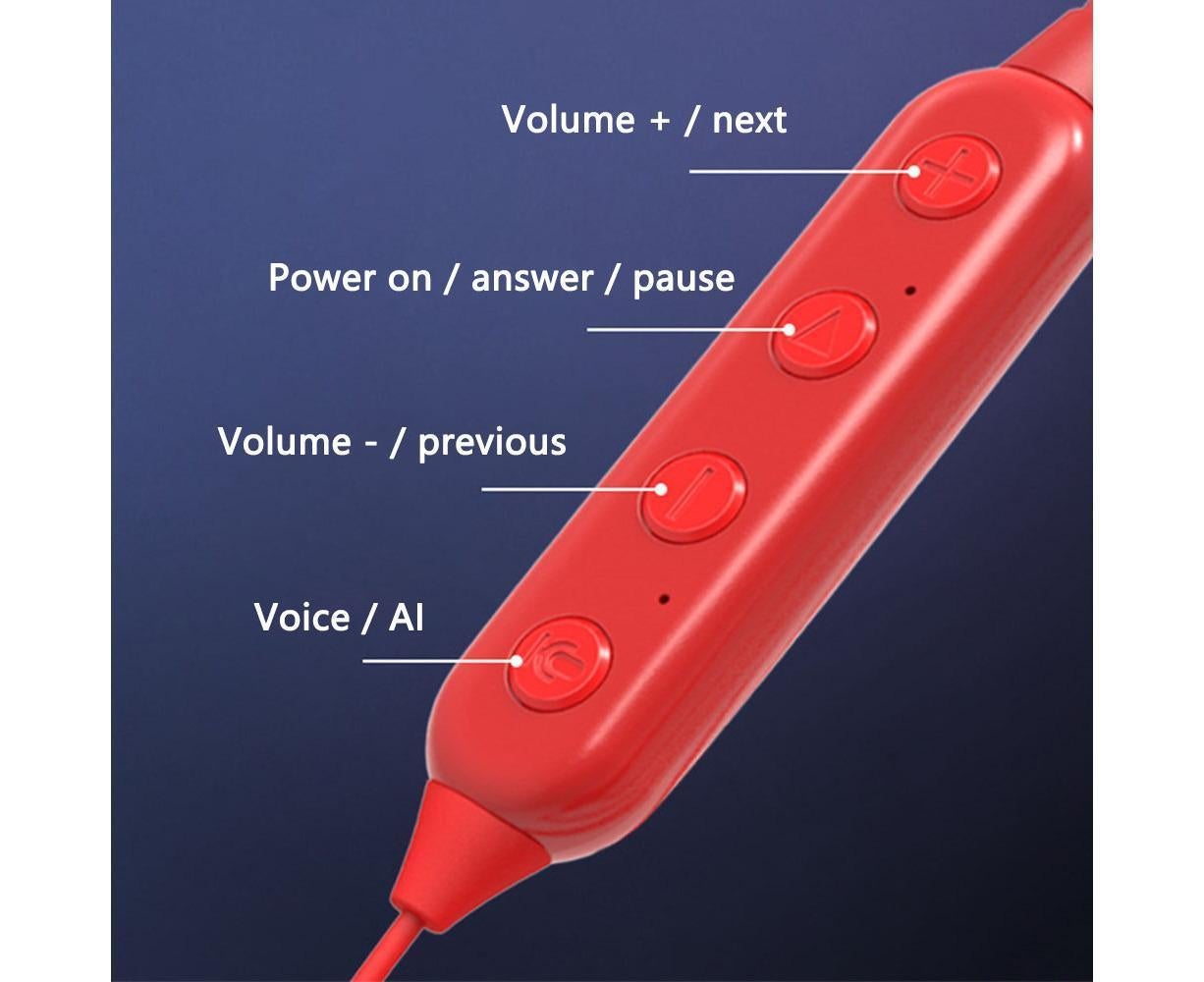 Bluetooth Headphones Neckband Wireless Earphones In-Ear Sports Earbuds โ image 3