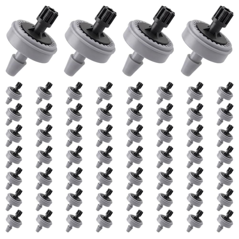 1 GPH Pressure Compensated Drippers Flow for Garden System, 2026 New Self-Cleaning Constant Flow Drippers Drip Irrigation Emitters System for 1/4 Inch Drip