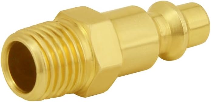 8PCS Brass 1/4 Inch NPT Female and Male Industrial Air Hose Quick Connect Air Plug Fittings โ image 3