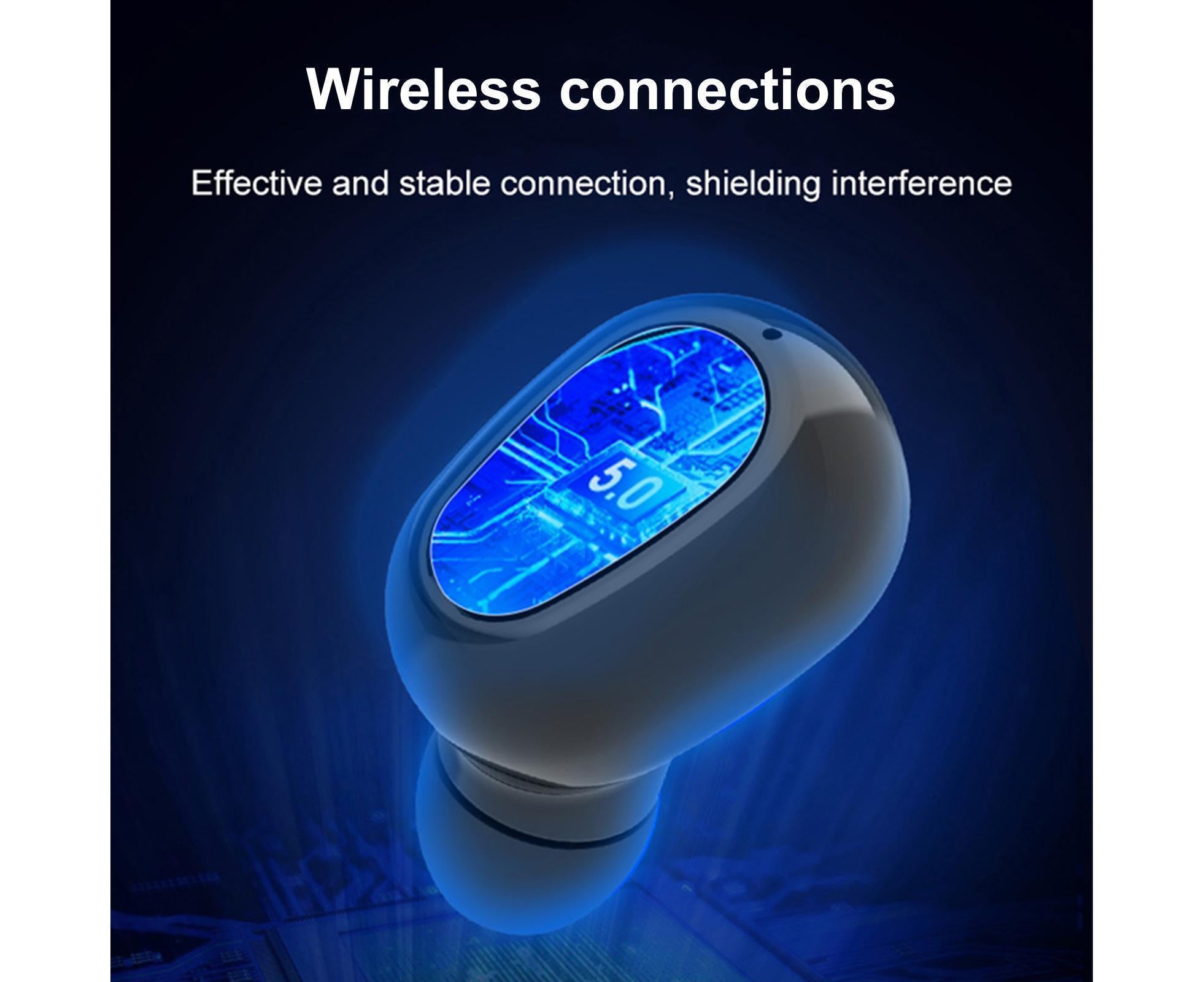 True Wireless Earbuds - Stereo Sound - Sports Bluetooth 5.0 - Black — image 6